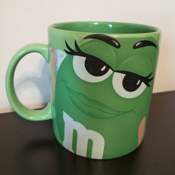 SALE - Ms. Green M&Ms Oversized Coffee Tea Mug Licensed MARS, NWOT Aphrodisiac - Picture 3 of 7